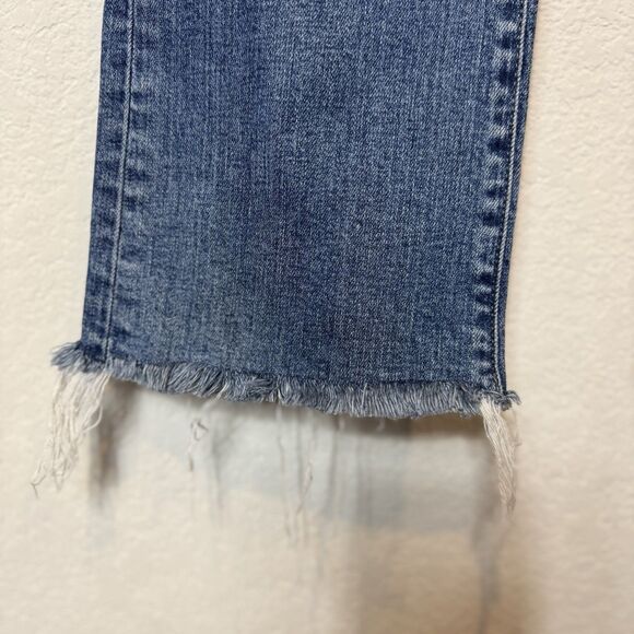 Anthropologie Daze Just Right Jeans Raw Hem Stretch Denim Women’s Size 27 New! - Picture 5 of 12